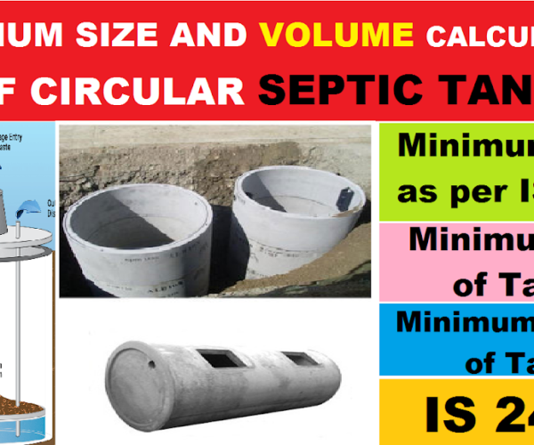 Septic tank for 25 users