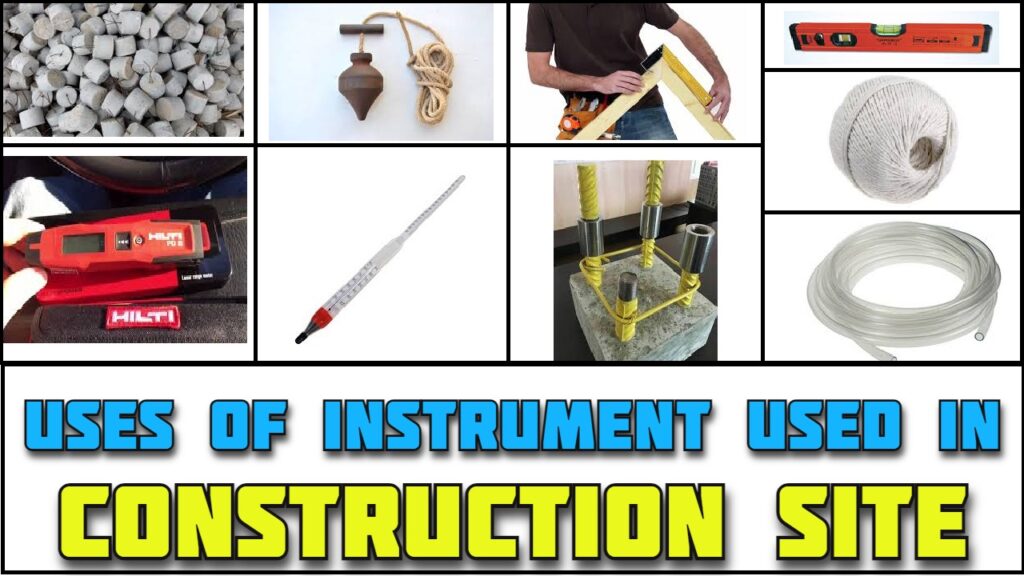 Use of Important Instrument used in Construction Site | Civil Site Basic Knowledge
